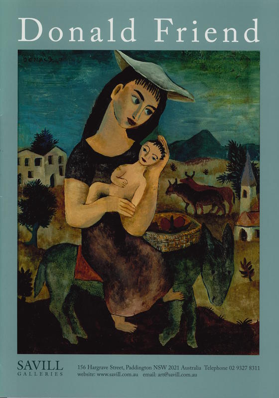 Treasured works by Donald Friend : 6-31 March 2013 cover