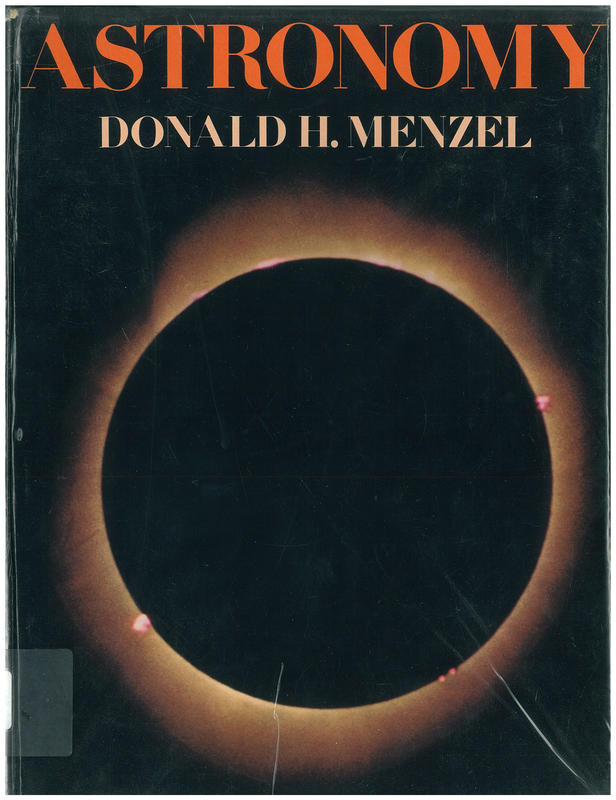 Astronomy / Donald Menzel ; sky maps and illustrations by Ching-Sung Yü cover