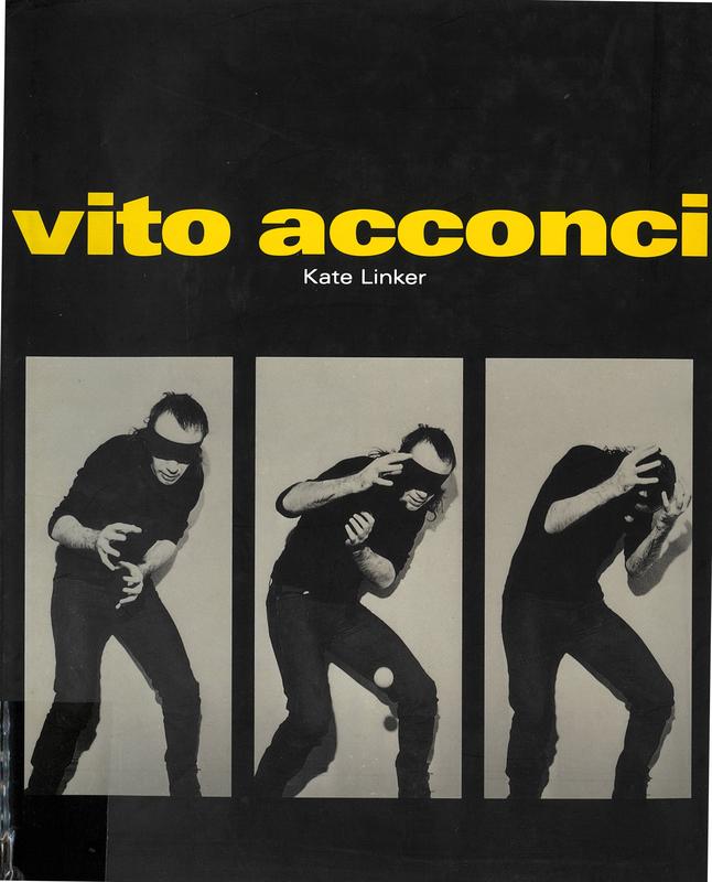 Vito Acconci cover