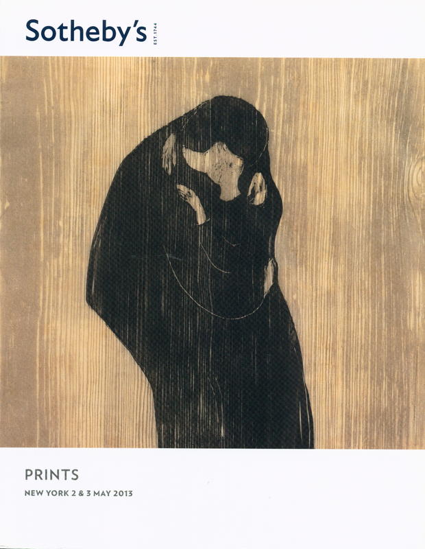 Prints : auction in New York, Thursday 2 May 2013, 10:00 am & 2 pm, Friday 3 May 2013, 10:00 am cover