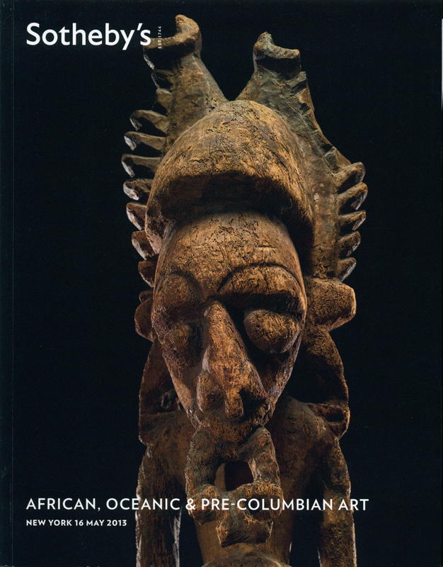 African, Oceanic and Pre-Columbian art : auction in New York, Thursday 16 May 2013, 10:00 am cover