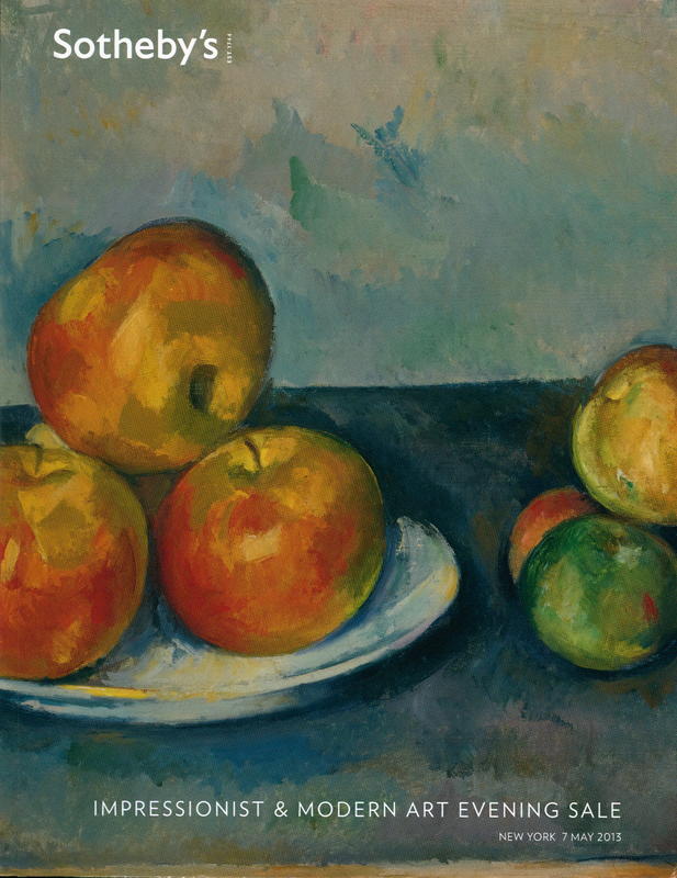 Impressionist and modern art evening sale : New York, Tuesday 7 May 2013 cover
