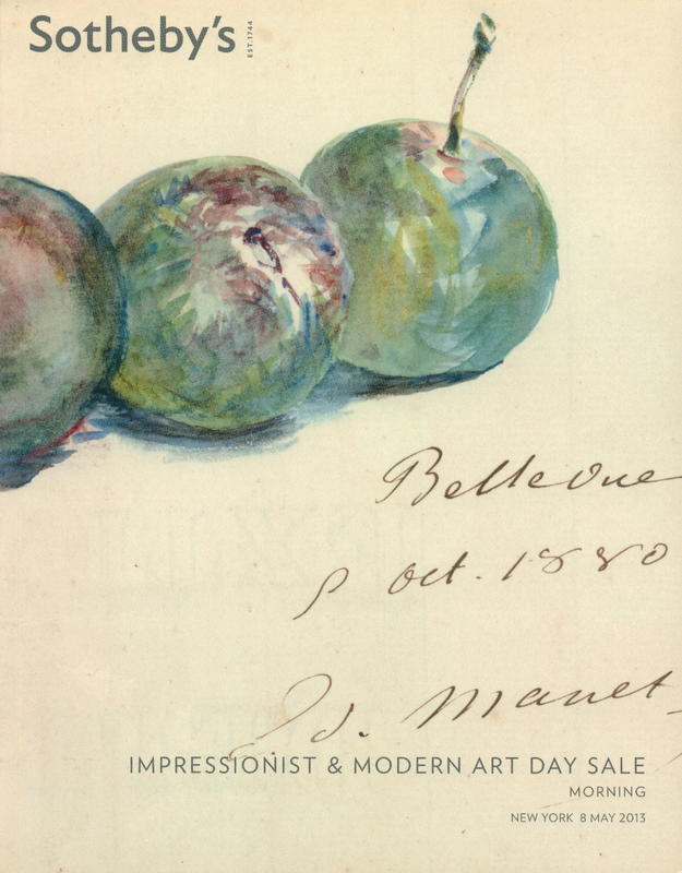 Impressionist and modern art day sale : morning : including the Collection of Alex and Elisabeth Lewyt : New York, Wednesday 8 May 2013, 9:30 am cover