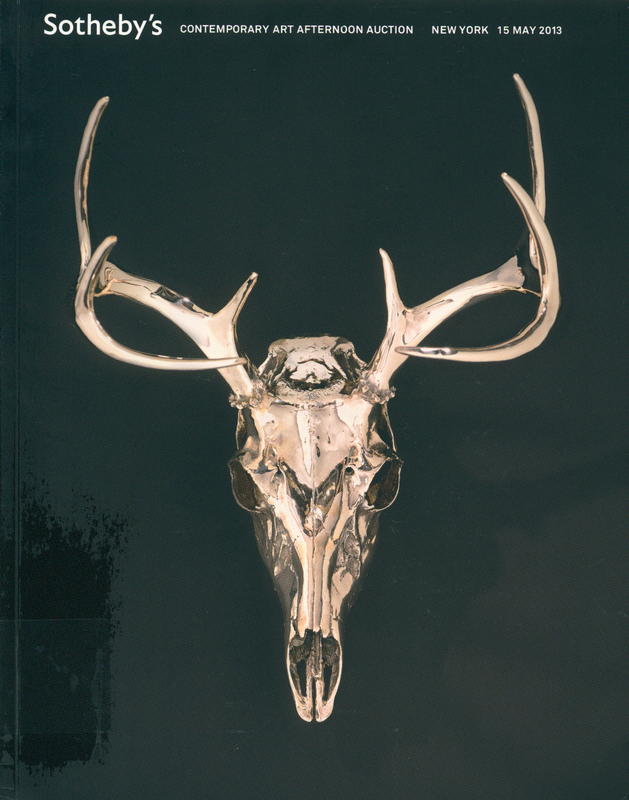 Contemporary art : afternoon auction : New York, 15 May 2013 at 2:00 pm : lots 401-630 cover