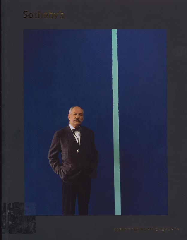Barnett Newman : Onement VI : contemporary art evening auction, 14 May 2013, 7 pm, lot 17 cover