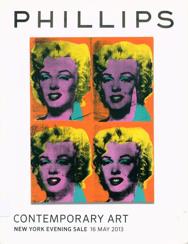 Contemporary art : New York evening sale, 16 May 2013 at 7 pm : lots 1-38 cover