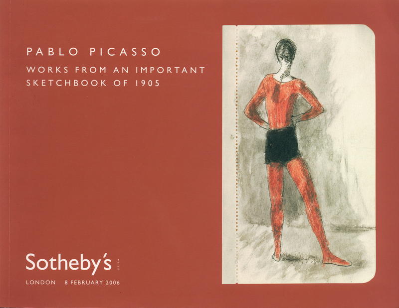 Pablo Picasso : works from an important sketchbook of 1905 : lots 123-144 in the sale 'Impressionist and Modern Art works on paper', 8 February 2006 cover