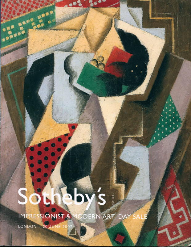 Impressionist and modern art day sale : London, 20 June 2007 at 2 pm cover