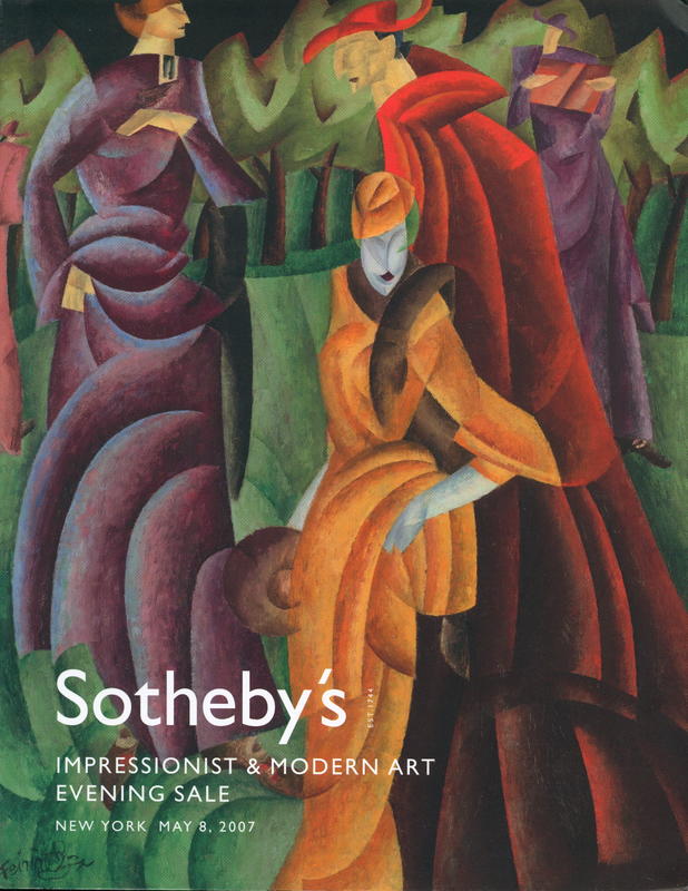 Impressionist and modern art evening sale : New York, Tuesday May 8, 2007 cover