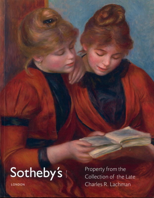 Property from the collection of the late Charles R. Lachman cover