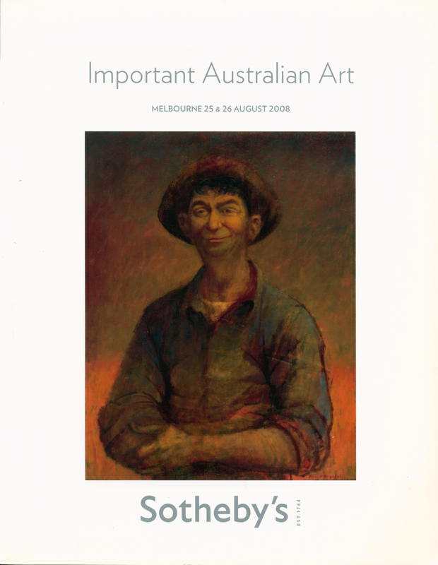 Important Australian art : evening sale, Monday 25 August, 2008, 6.30 pm, lot 1-87 : day sale, Tuesday 26 August, 2008, 2.00 pm, lot 100-248 cover