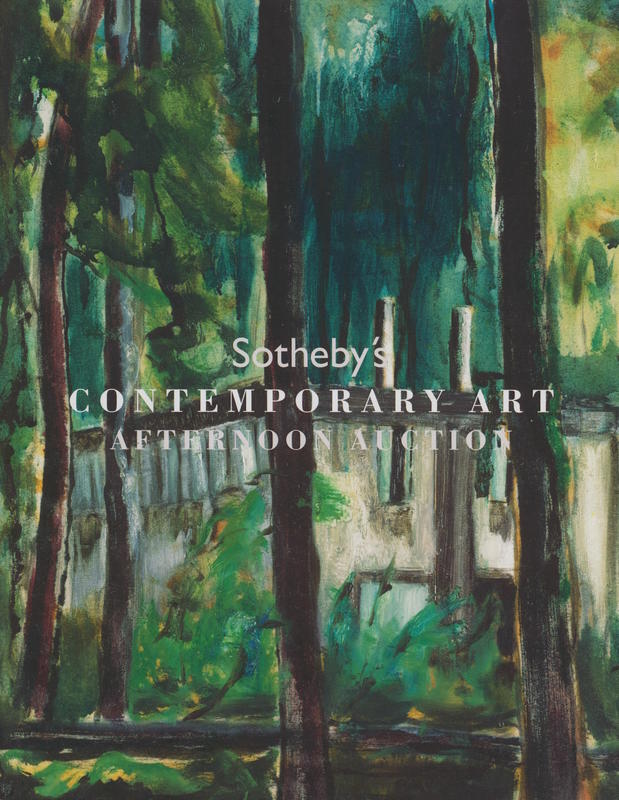 Contemporary art : afternoon : London, Friday 22 June 2007 cover