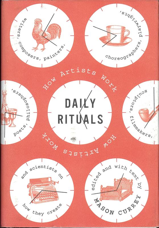 Daily rituals : how artists work cover