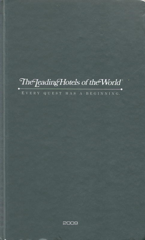 The leading hotels of the world cover