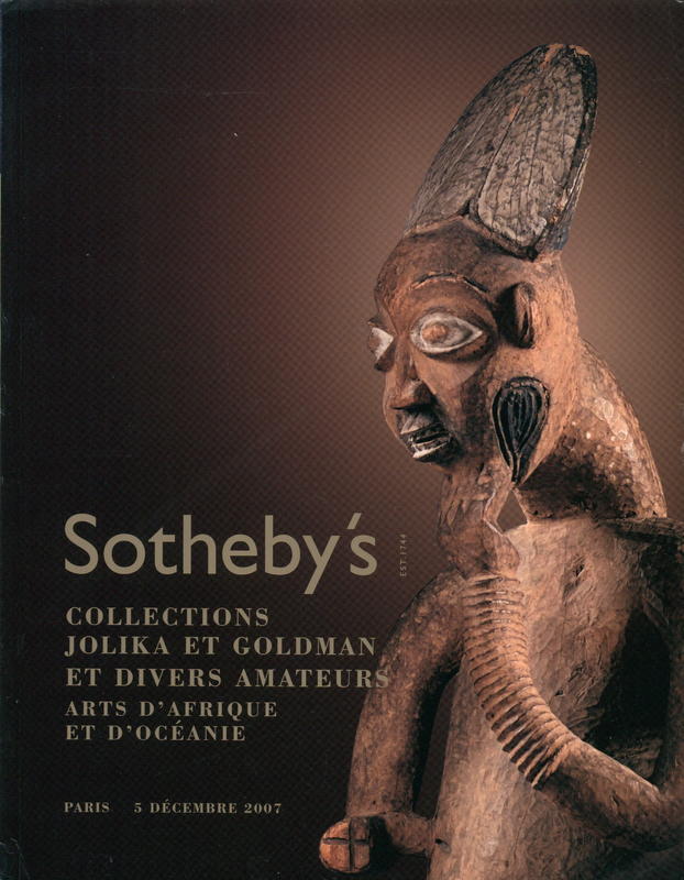 Divers amateurs : art d'Afrique : Collection Jolika, Goldman et divers amateurs : art d'Oceanie : Paris, mercredi 5 decembre 2007 cover