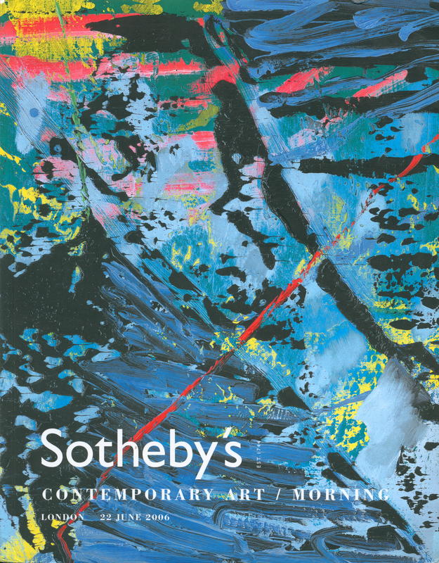 Contemporary art : morning : London, Thursday 22 June 2006 cover