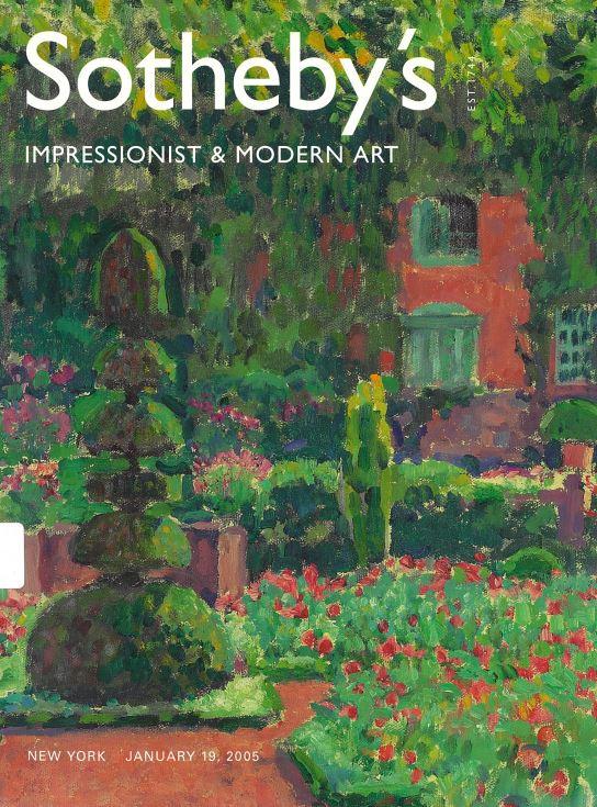 Impressionist and modern art : New York, Wednesday January 19, 2005 / Sotheby's cover