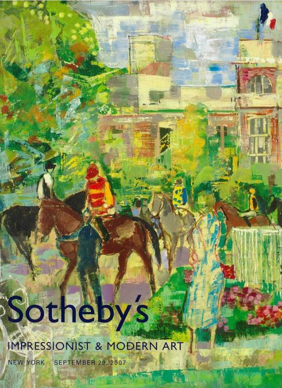 Impressionist and modern art : New York, Saturday September 29 2007 cover