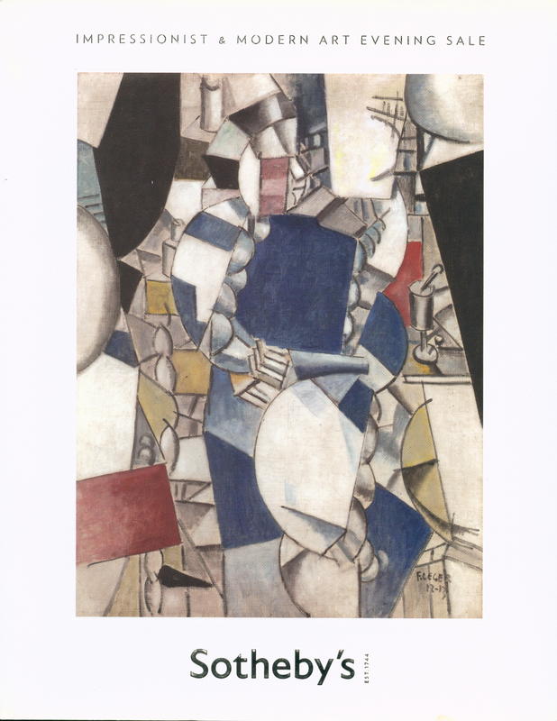 Impressionist and modern art evening sale : New York, Wednesday 7 May 2008, 7 pm cover