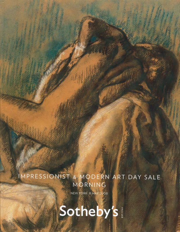 Impressionist and modern art day sale : morning : auction in New York, Thursday 8 May 2008, 10 am cover