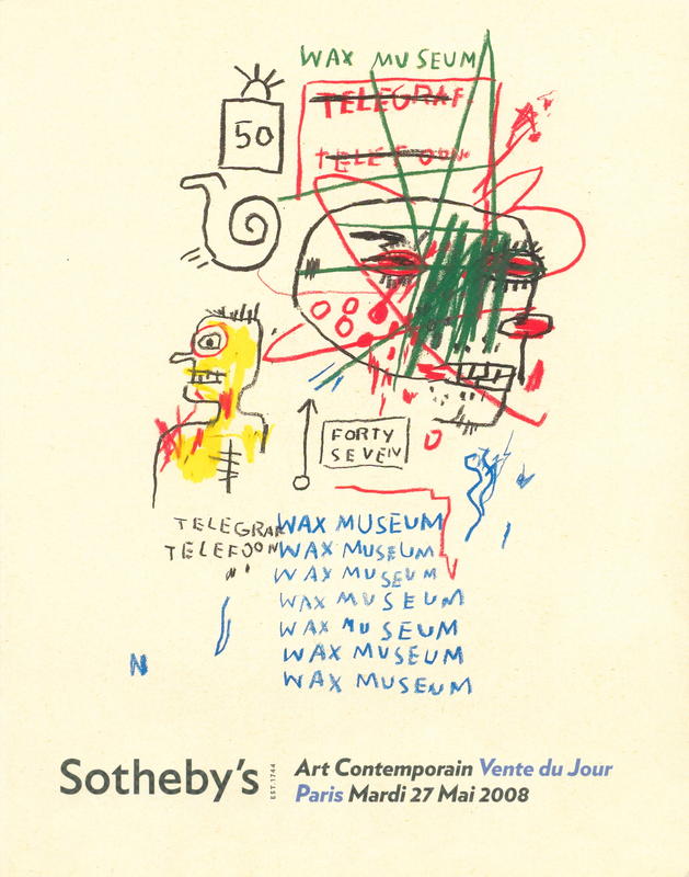 Art contemporain : vente du jour, Paris, Mardi 27 Mai 2008, 14 H 30 cover