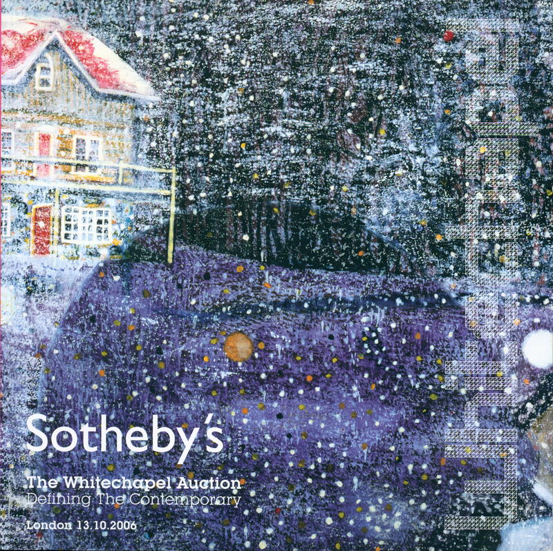 The Whitechapel auction : defining the contemporary : auction of works by contemporary international artists to raise funds for the expansion of the Whitechapel Gallery cover