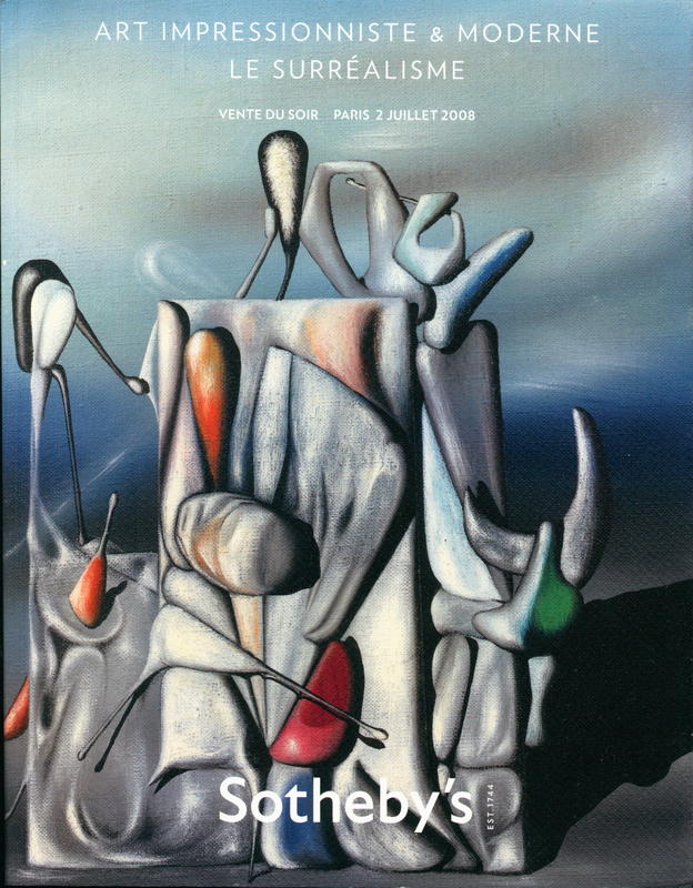 Art impressionniste and modern le surrealisme : vente du jour : vente a Paris, Mardi 2 Juillet 2008, 19 H cover