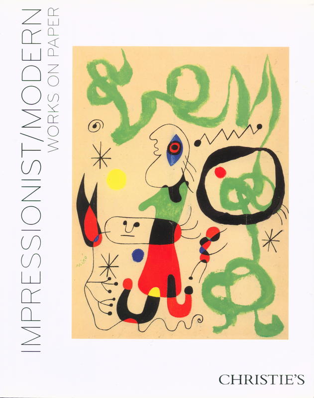 Impressionist and modern works on paper : Wednesday 7 May 2008 cover