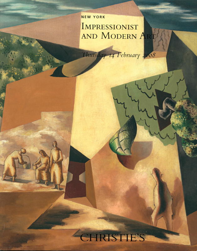 Impressionist and modern art : Thursday 14 February 2008 cover