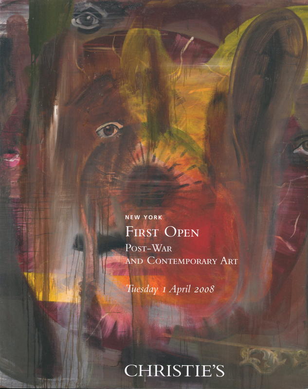 First open : post-war and contemporary art : Tuesday 1 April 2008 cover