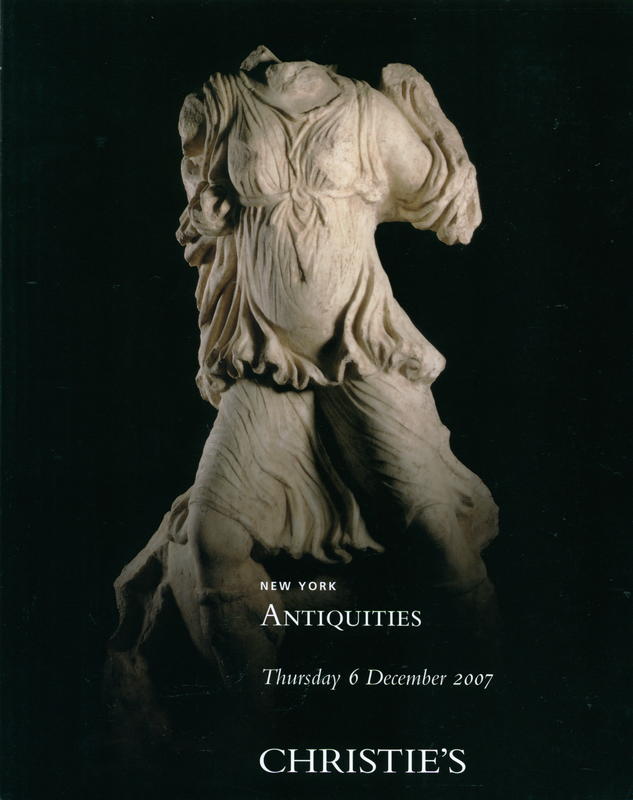Antiquities : Thursday 6 December 2007 cover