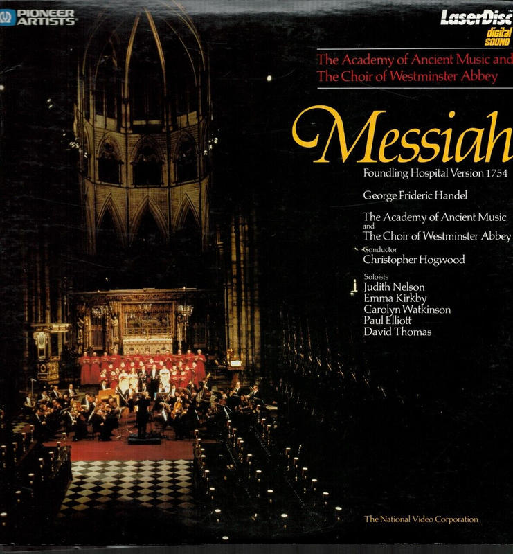Handel's Messiah : Foundling Hospital version 1754 cover
