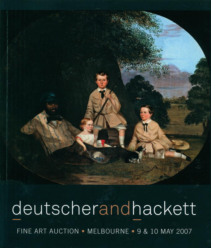 Fine art auction : Melbourne, 9 and 10 May 2007 cover