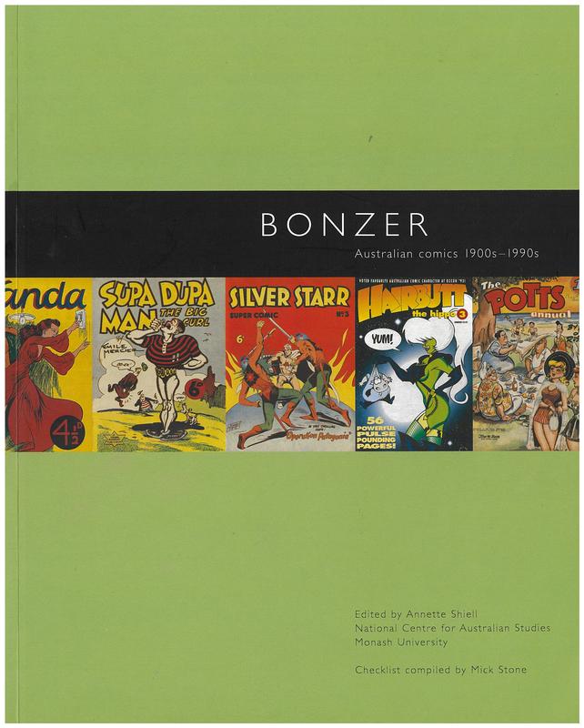 Bonzer : Australian comics 1900s-1990s cover
