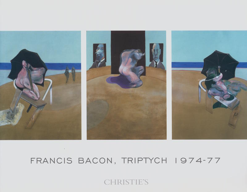 Francis Bacon : Triptych 1974-77 : post-war and contemporary art evening sale : Wednesday 6 February 2008 at 7pm cover