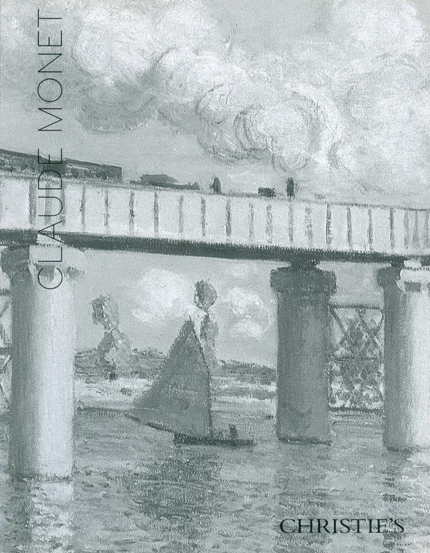 Claude Monet : Le Pont du chemin de fer a Argenteuil : impressionist and modern art evening sale, Tuesday 6 May 2008 cover