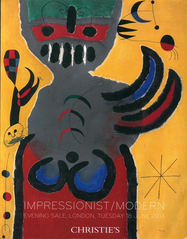 Impressionist and modern evening sale : Tuesday 18 June 2013 cover