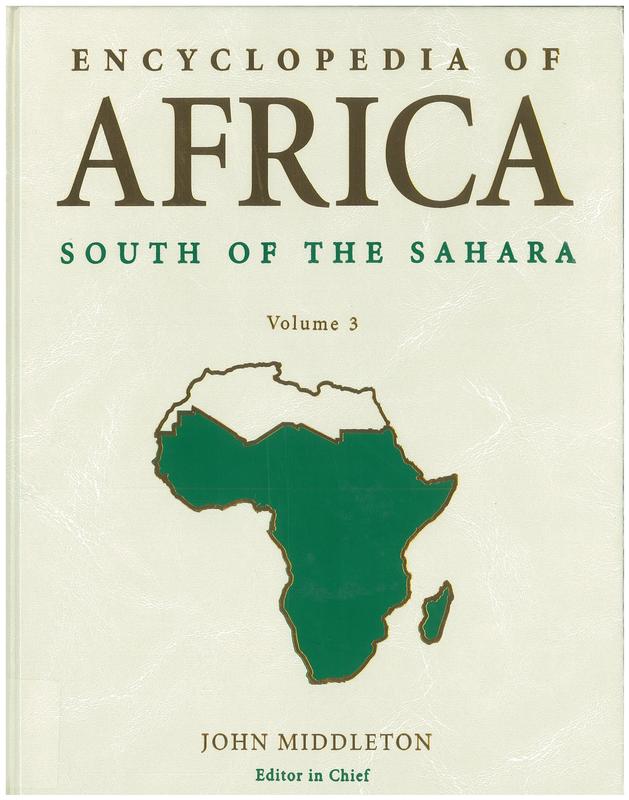 Encyclopedia of Africa south of the Sahara : volume 3 / John Middleton cover