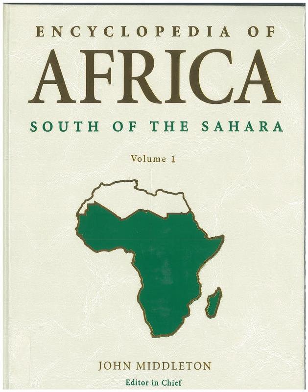 Encyclopedia of Africa south of the Sahara : volume 1 / John Middleton cover