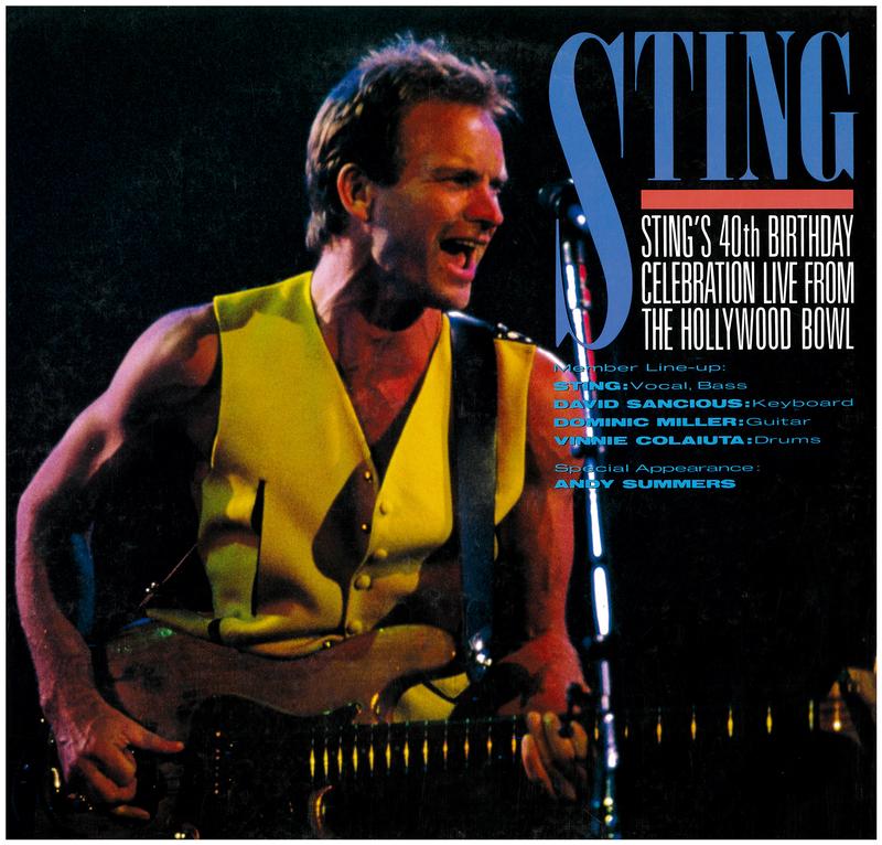 Sting : Sting's 40th birthday celebration live from the Hollywood Bowl cover