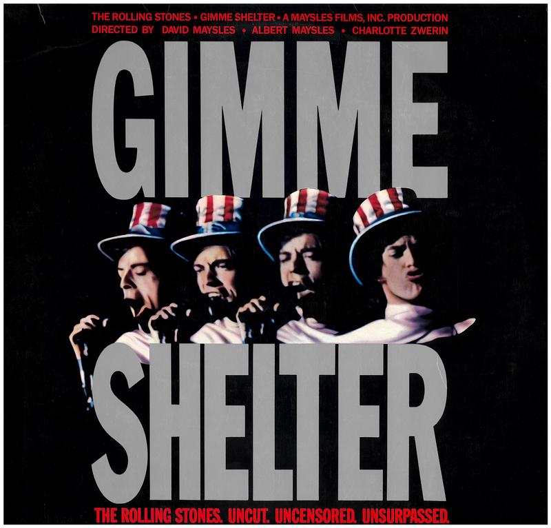 The Rolling Stones : gimme shelter / directed by David Masles, Albert Maysles, Charlotte Zwerin cover