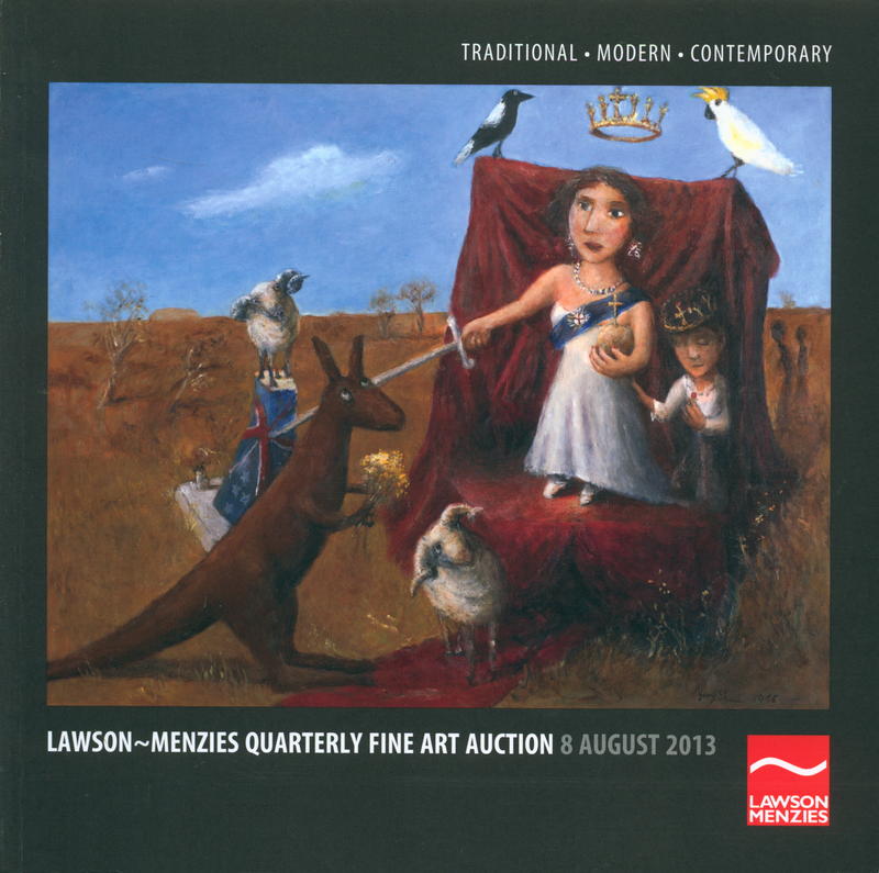 Lawson-Menzies quarterly fine art auction : 8 August 2013 cover