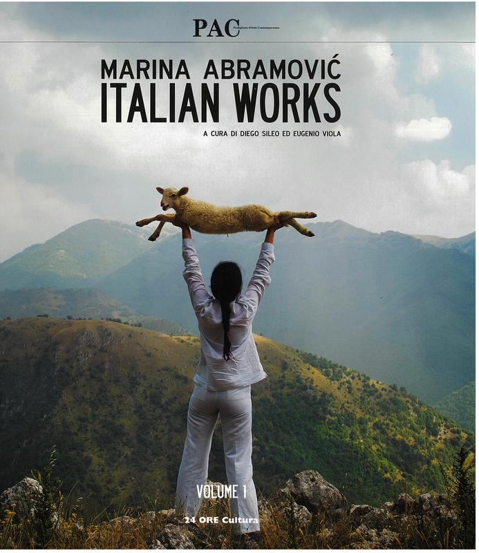 Marina Abramovic : volume one : Italian works : volume two : The Abramovic method cover