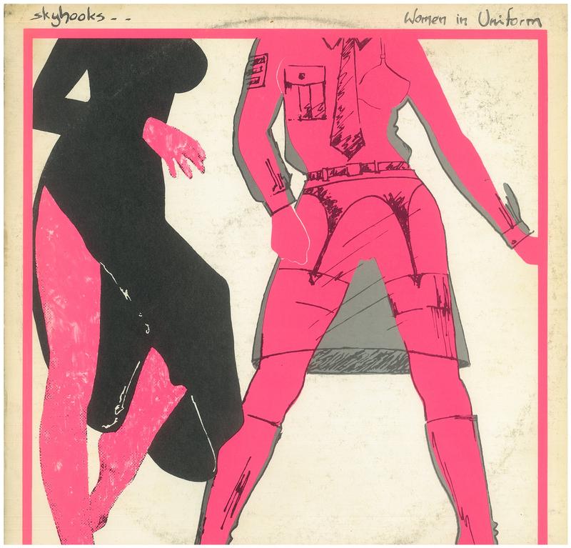 Skyhooks : women in uniform cover