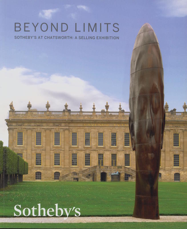 Beyond limits : Sotheby's at Chatsworth : a selling exhibition : 9 September-27 October 2013 cover