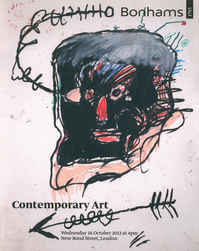 Contemporary art : New Bond Street, London : Wednesday 16 October 2013 at 4pm cover