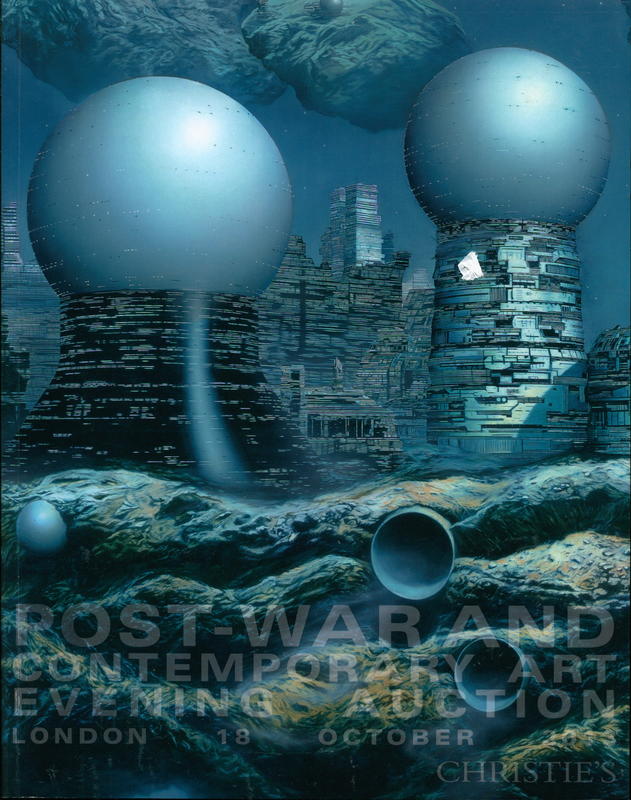 Post-war and contemporary art evening auction : Friday 18 October 2013 cover