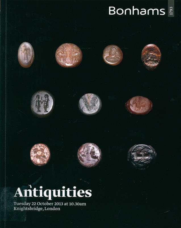 Antiquities : Tuesday 22 October 2013 at 10.30am, Knightsbridge, London cover