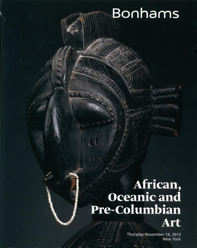 African, Oceanic and Pre-Columbian art : Thursday November 14, 2013 at 1pm, New York cover