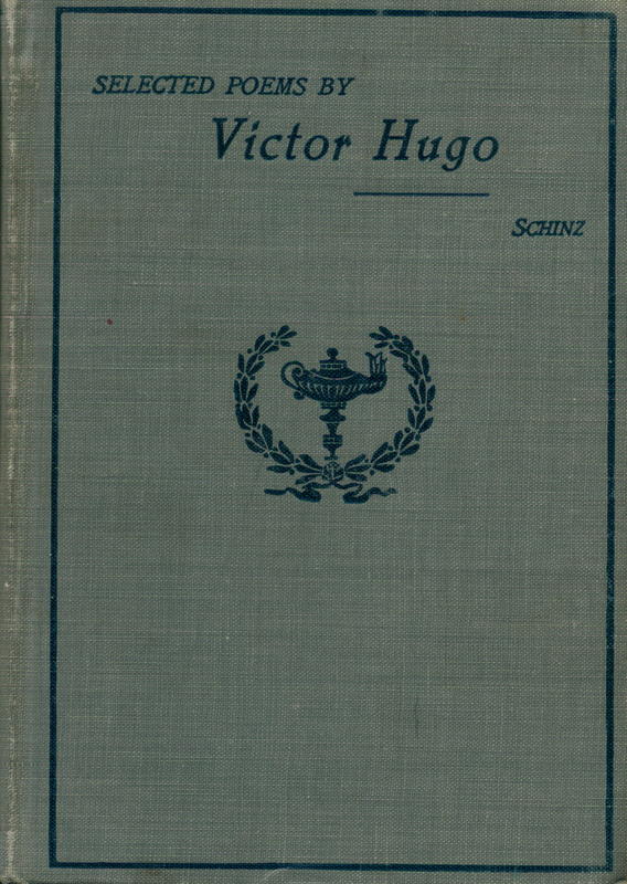 Selected poems by Victor Hugo cover
